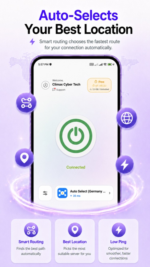 Climax VPN screenshot 1