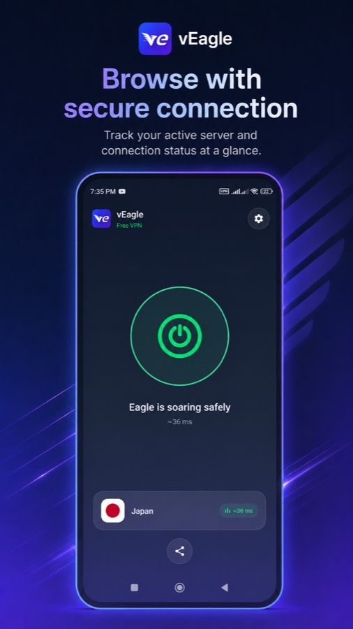 vEagle VPN screenshot